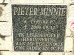 MINNIE Pieter 1937-2000