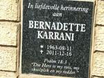 KARRANI Bernadette 1963-2011