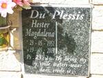 PLESSIS Hester Magdalena, du 1951-2011