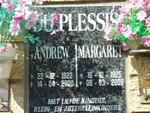 PLESSIS Andrew, du 1923-2008 & Margaret 1925-2009