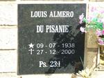 PISANIE Louis Almero, du 1938-2000