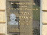 BASSON Rina 1928-2012