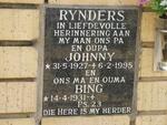RYNDERS Johnny 1927-1995 & Bing 1931-