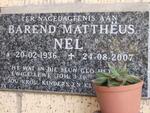 NEL Barend Mattheus 1936-2007