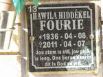 FOURIE Hawila Hiddékel 1936-2011