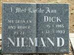 NIEMAND Dick 1965-1993