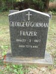 FRAZER George O'Gorman -1927