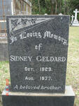 GELDARD Sidney 1923-1977