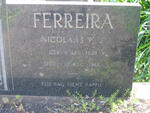 FERREIRA Nicolaas P.J. 1889-1966