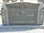 OOSTHUIZEN Louis J.A. 1910-1990 & Johanna M. 1919-2007
