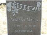 ROUSSEAU Adriana Maria 1919-1985