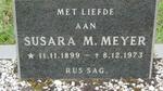 MEYER Susara M. 1899-1973