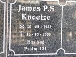 KNOETZE James P.S. 1933-2008
