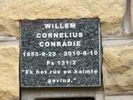 CONRADIE Willem Cornelius 1955-2010