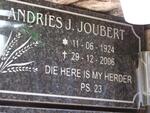JOUBERT Andries J. 1924-2006