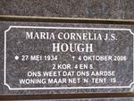 HOUGH Maria Cornelia J.S. 1934-2006