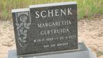 SCHENK Margaretha Gertruida 1885-1973