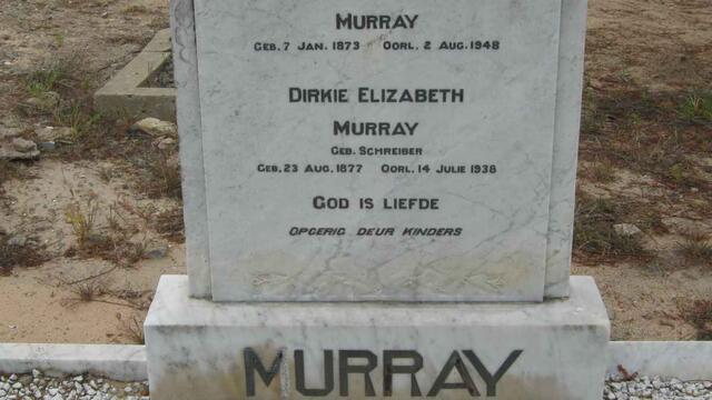 MURRAY ? 1873-1948 & Dirkie Elizabeth SCHREIBER 1877-1938