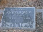 HORNE May Bernardine W. nee BREMNER 1891-1976
