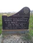 WALT Maria Petronella, v.d. nee JORDAAN 1894-1985