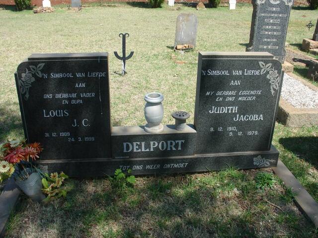 DELPORT Louis J.C. 1909-1999 & Judith Jacoba 1910-1979