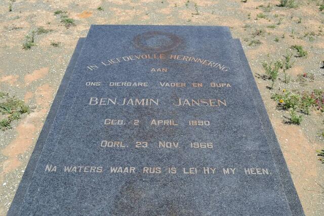 JANSEN Benjamin 1890-1966