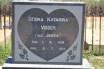 VISSER Gesina Katarina nee JANSEN 1884-1974