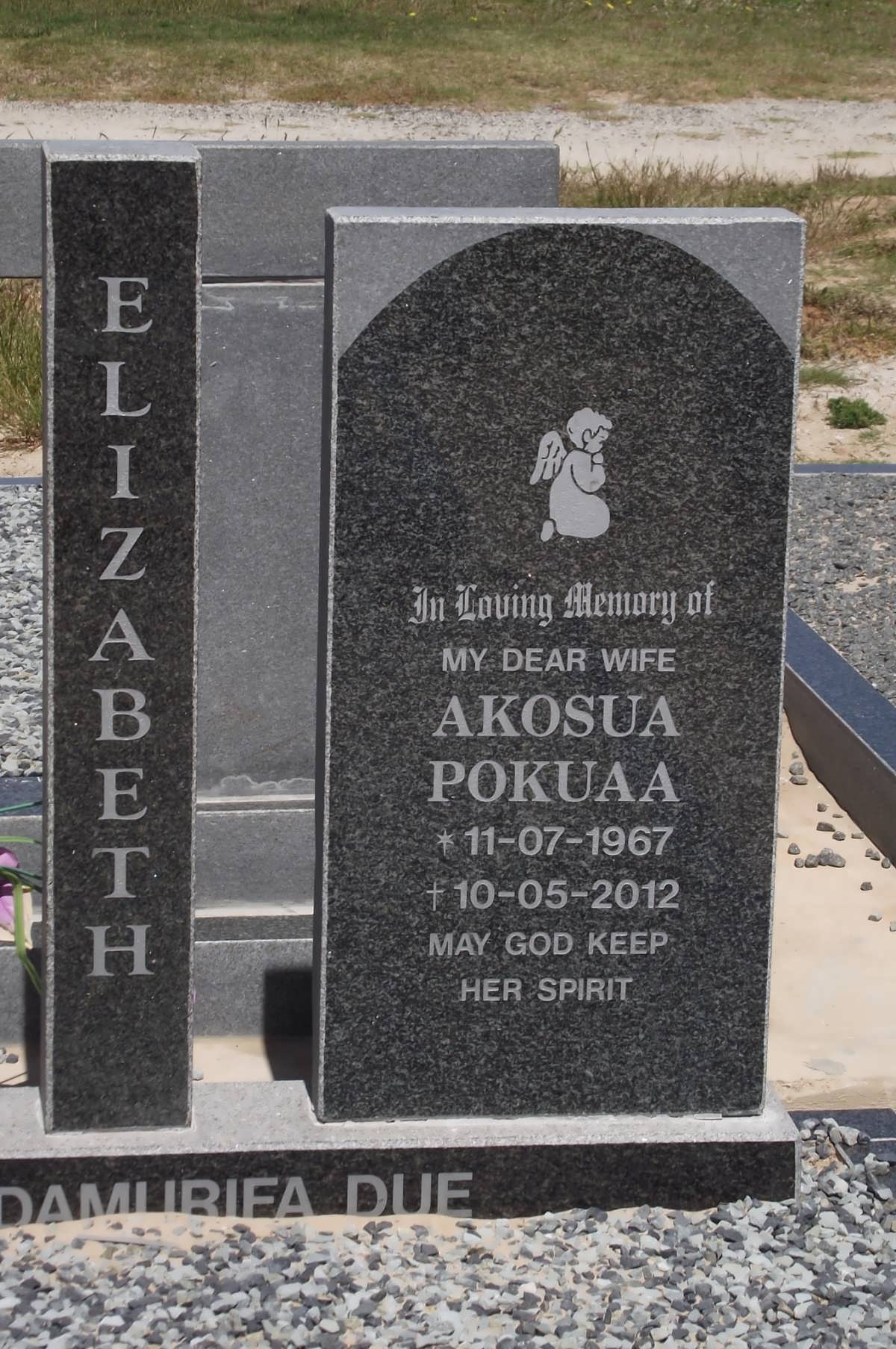 ELIZABETH Akosua Pokuaa 1967-2012