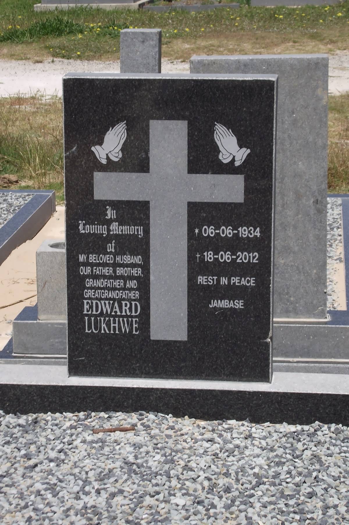 LUKHWE Edward 1934-2012