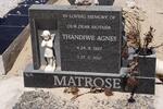 MATROSE Thandiwa Agnes 1927-2012
