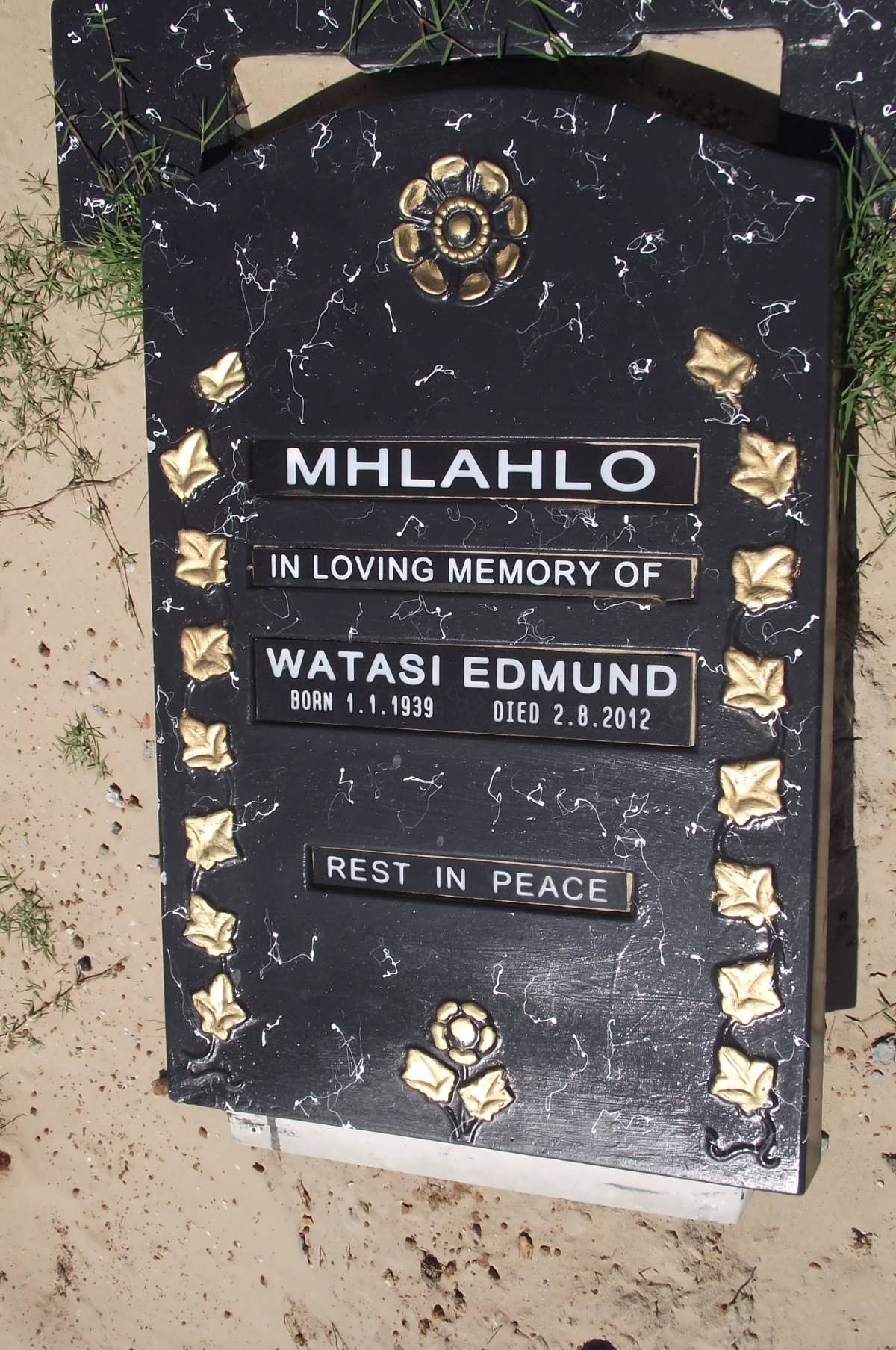 MHLAHLO Watasi Edmund 1939-2012