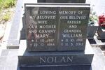 NOLAN William 1916-2012 & Mary 1917-1988