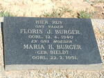 BURGER Floris J. -1940 & Maria H. BIELDT -1951