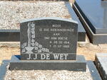 WET J.J., de 1914-1989