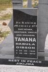 TANANA Dabula Gibson 1948-2012