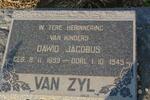 ZYL Dawid Jacobus, van 1899-1945 