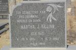 KILLIAN Martha J. nee RAS 1915-1994
