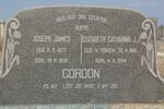 GORDON Joseph James 1877-1950 & Elizabeth Catharina J.J. v. TONDER 1881-1944