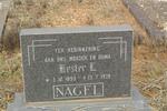 NAGEL Hester L. 1893-1979