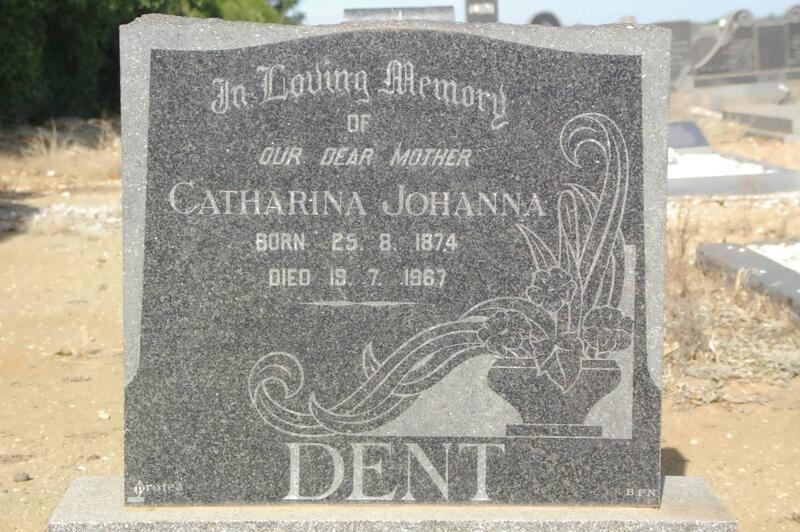 DENT Catharina Johanna 1874-1967