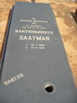 SAAYMAN Bartholomeus 1896-1983