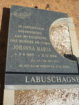 LABUSCHAGNE Johanna Maria 1935-1984