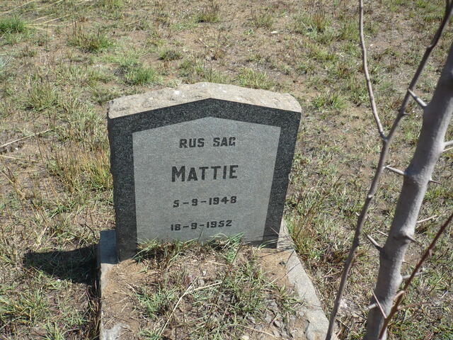 ? Mattie 1948-1952 