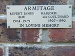 ARMITAGE Rupert James 1904-1979 & Marjorie COULTHARD 1907-1992