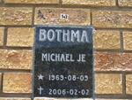 BOTHMA Michael J.E. 1969-2006