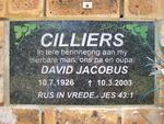 CILLIERS David Jacobus 1926-2003