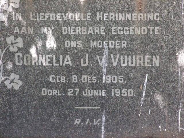 VUUREN Cornelia, J.v. 1905-1950