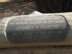 SAUNDERS Johannes H. 1916-1958