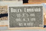LOMBARD Dolly 1906-1998