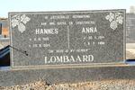LOMBAARD Hannes 1905-1984 & Anna 1914-1998